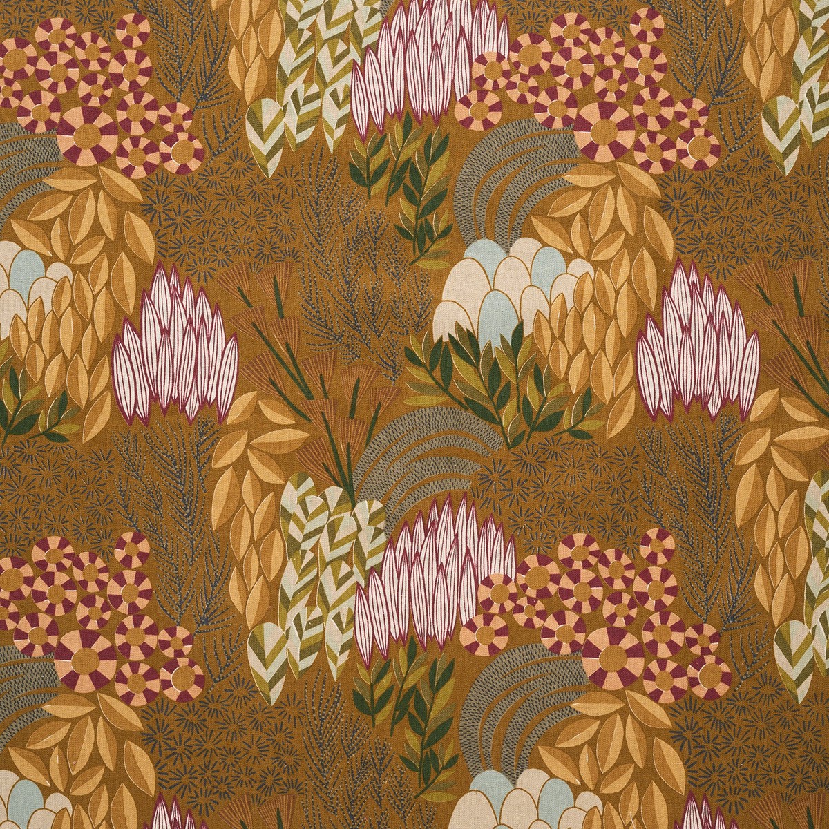 Bloom by Bookhou – Garden Cotton Linen Canvas – Brown TEKX-1400-1