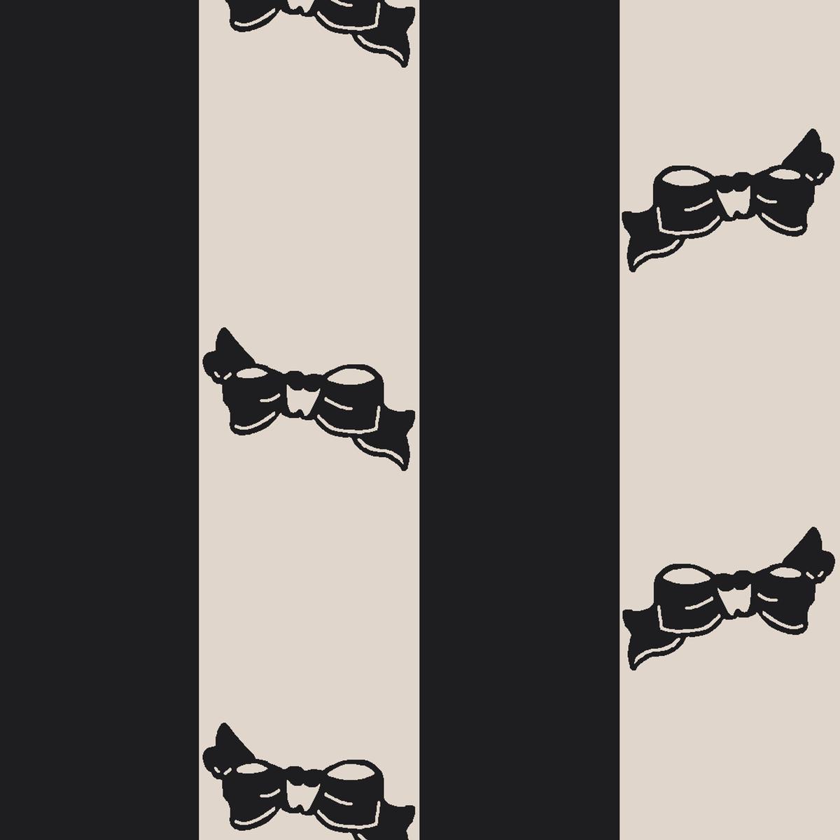 Brandy Bow in Ink Fabric