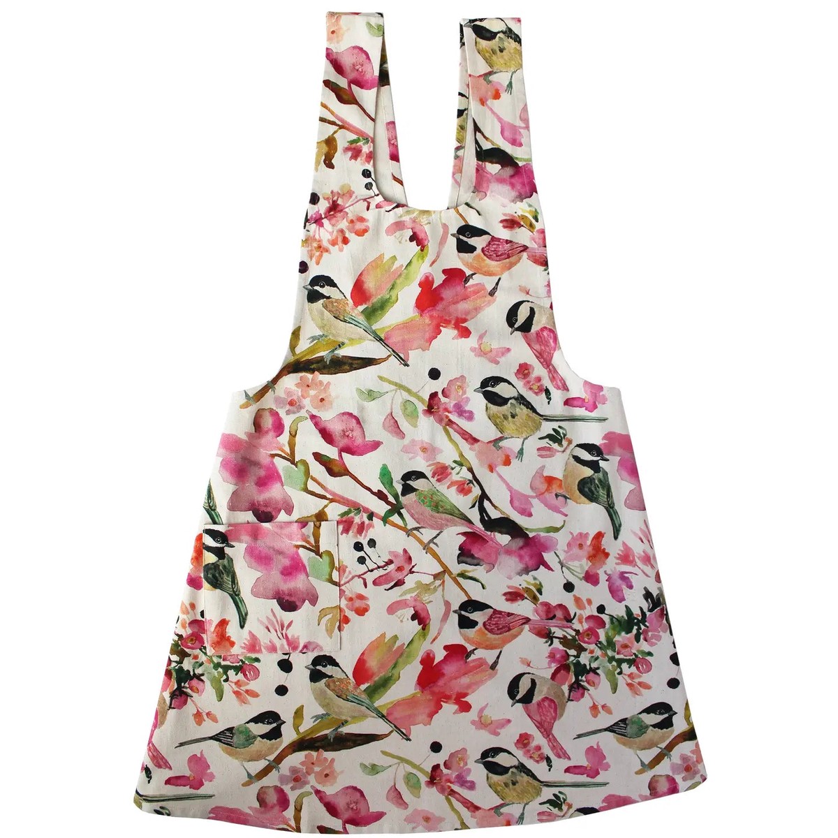 Chickadees Pinafore Apron