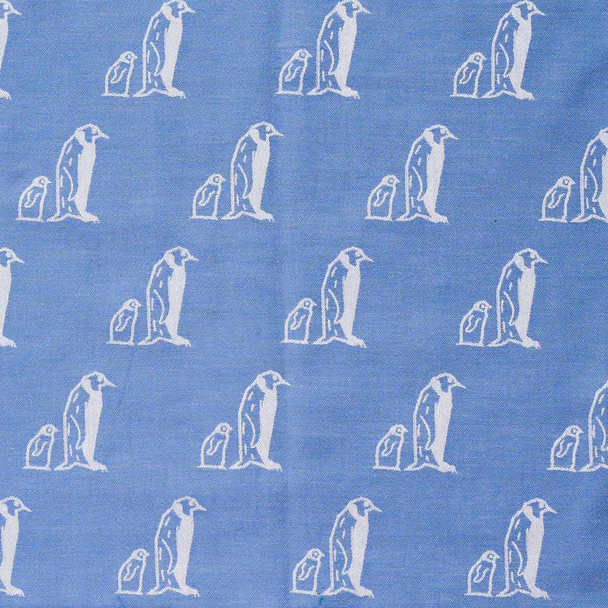 Clocomi Retro Animals Jacquard Fabric - Penguin TS-2052-1
