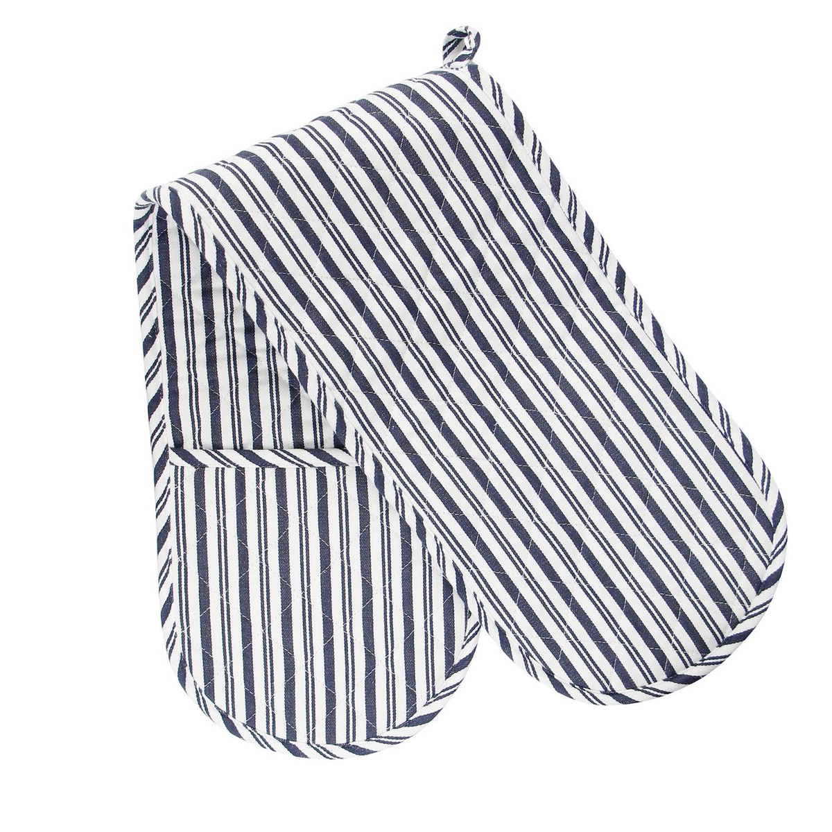 Cotton Double Oven Mitt, Blue