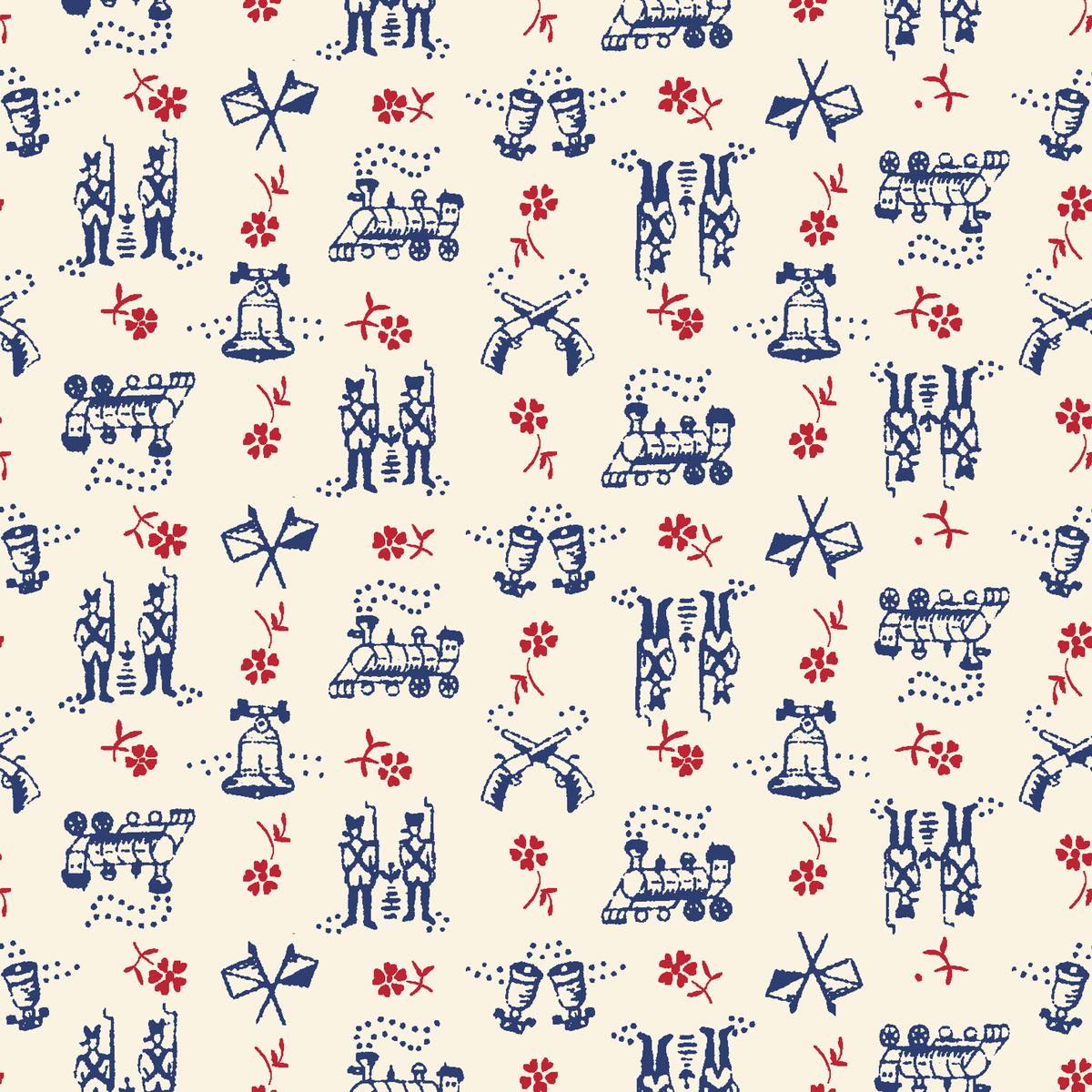 Frontier Journal – Americana Motif Fabric