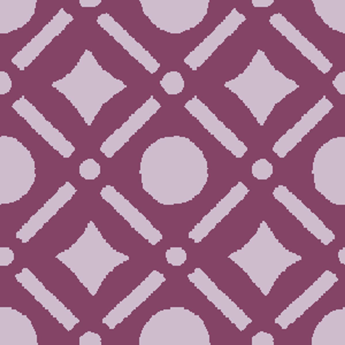 Geo Duskendale on Mauve Fabric
