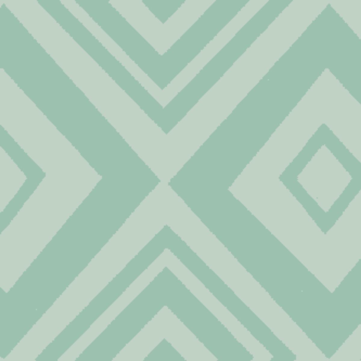 Geo Egypt on Mint Fabric