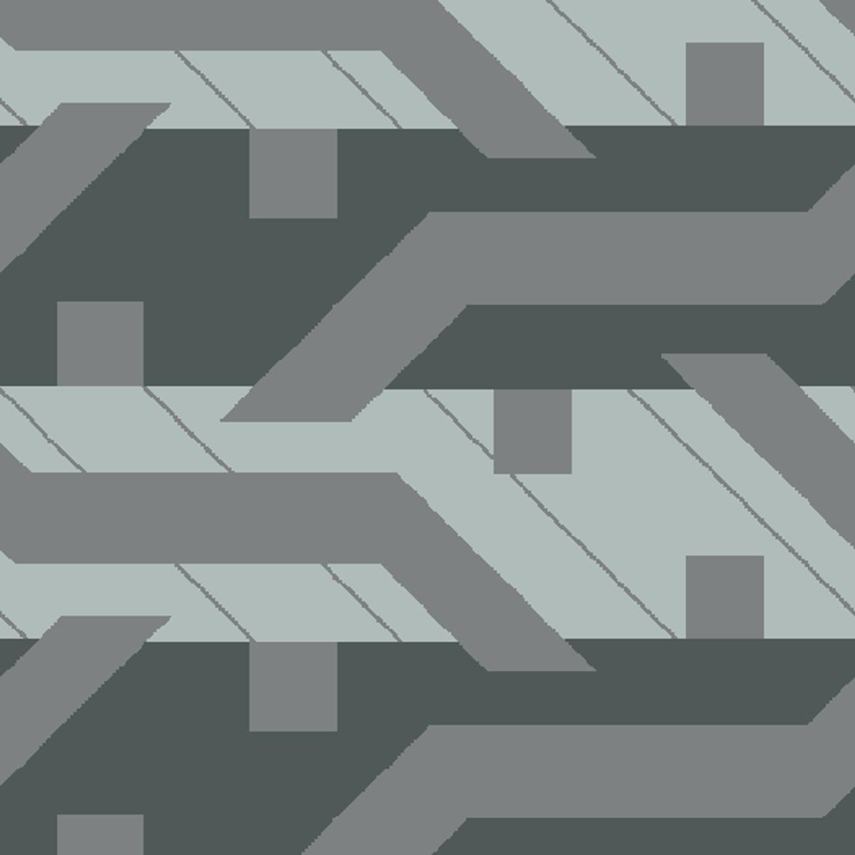 Geometric Weave on Drizzle Fabric