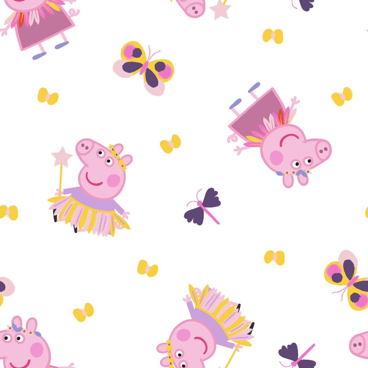 Hasbro Peppa Pig Fairy Dance with Butterflies Fabric