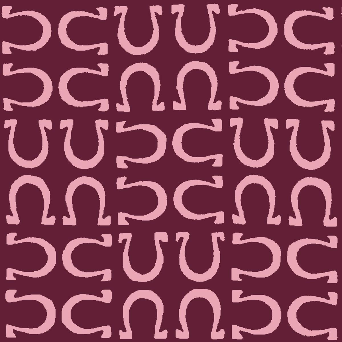 Horse Shoe – Plum Pretty Fabric