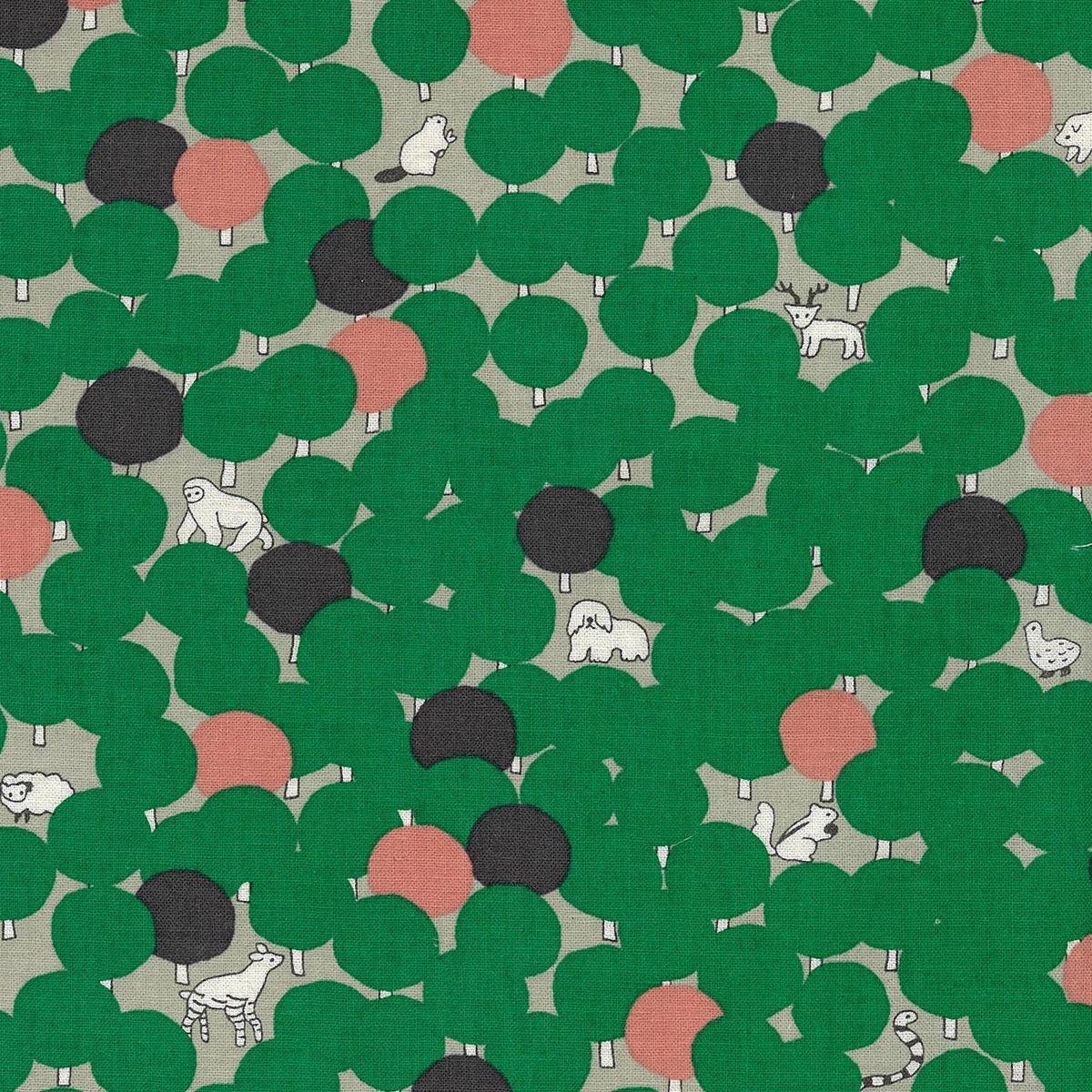 Marble SUD Tree Dot Cotton Linen Sheeting – Green EGX-8502-2