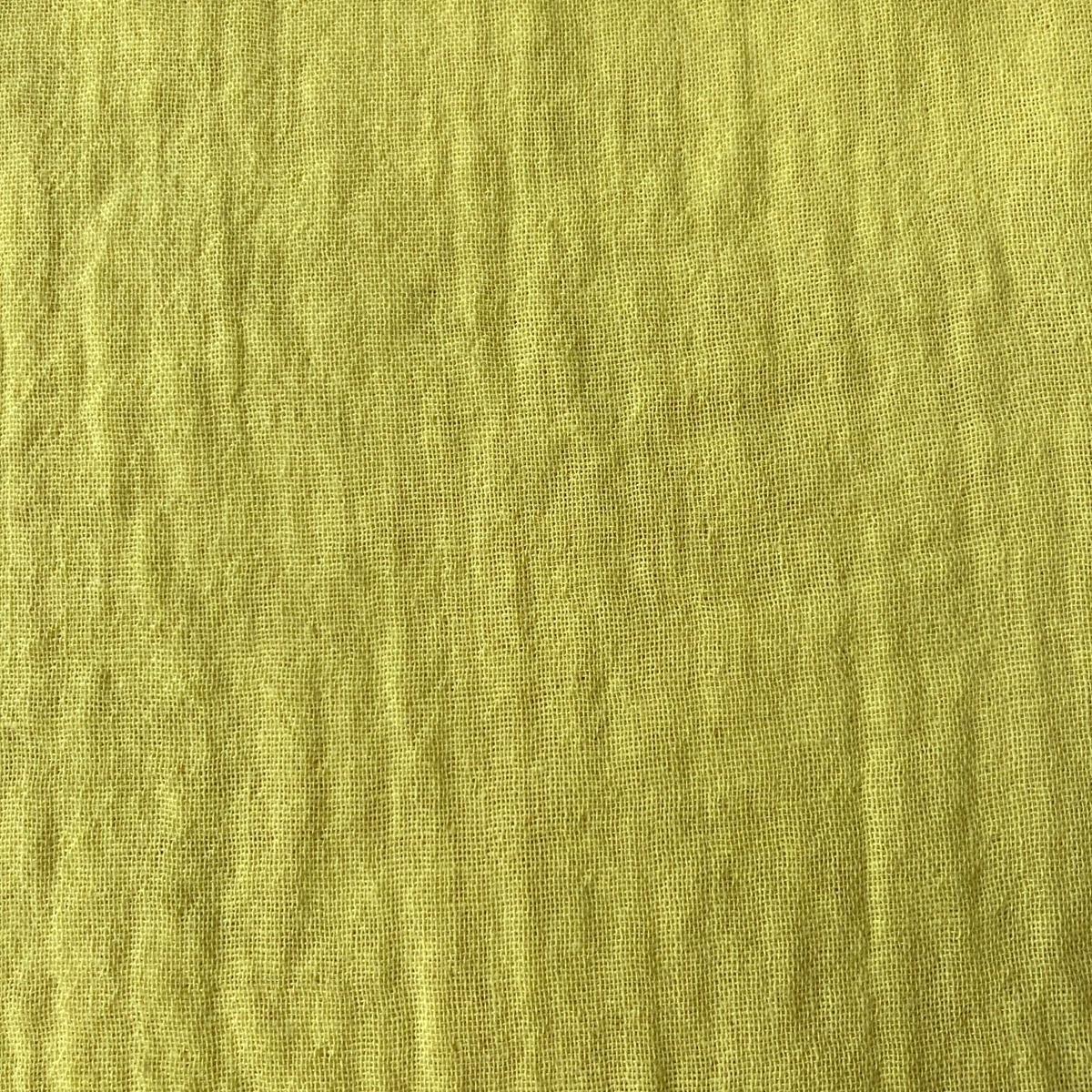 Nuno to Mono 100% Cotton Triple-Washed Double Gauze – Yellow YKA-500-1
