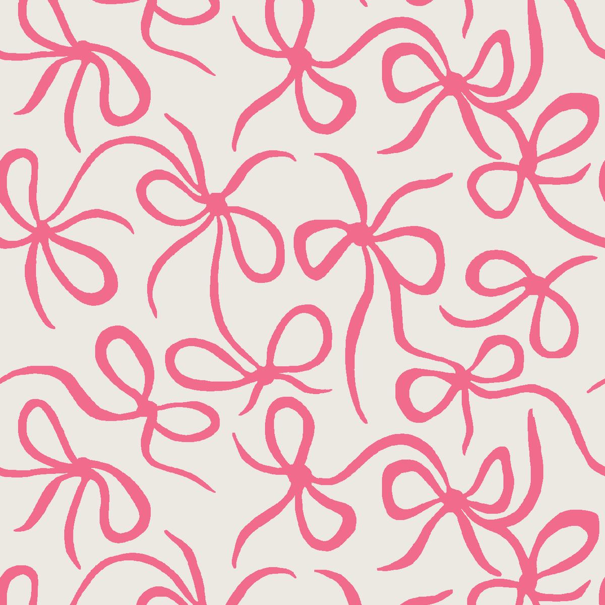 Thin Bows on Ruby Fabric