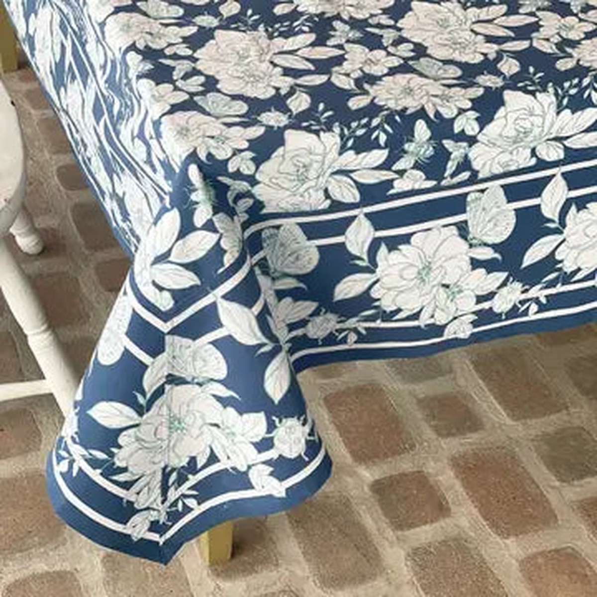 60x90 Indigo June Bug Tcloth