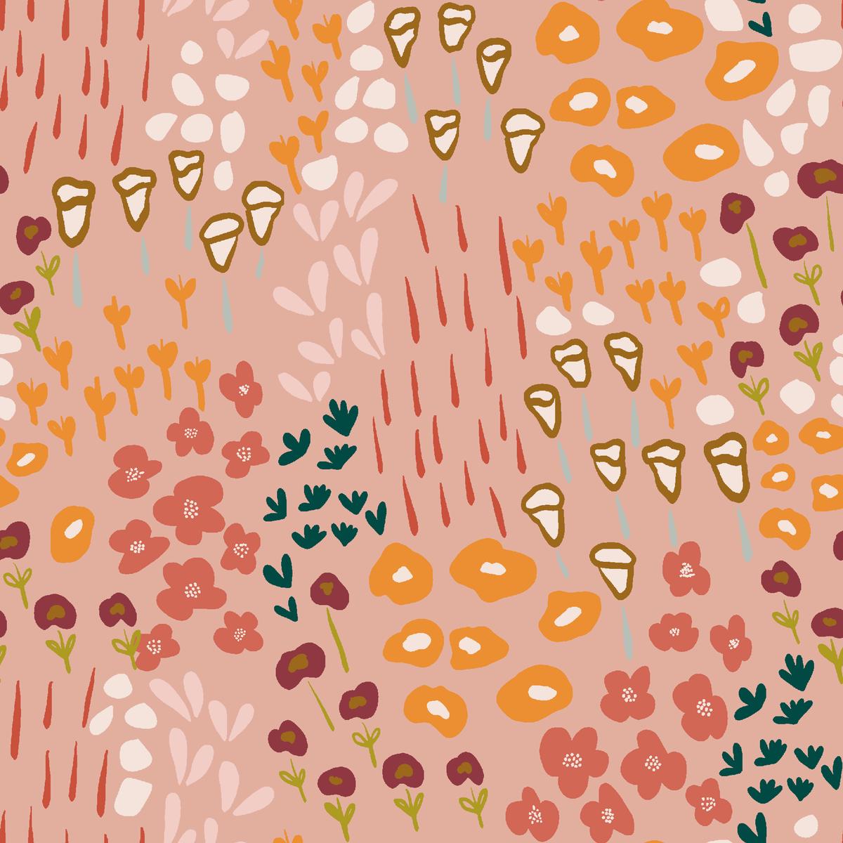 Breathe Live Explore Tabi Peach Fabric