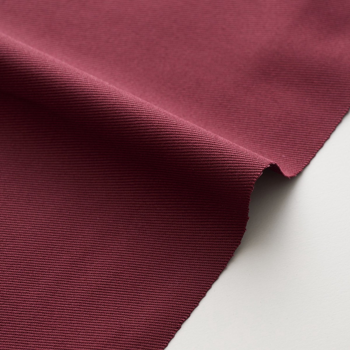 Cotton Heavyweight Twill – Wine Red