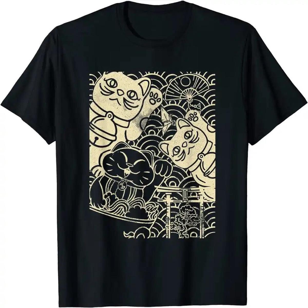 T-shirt Chats Chanceux