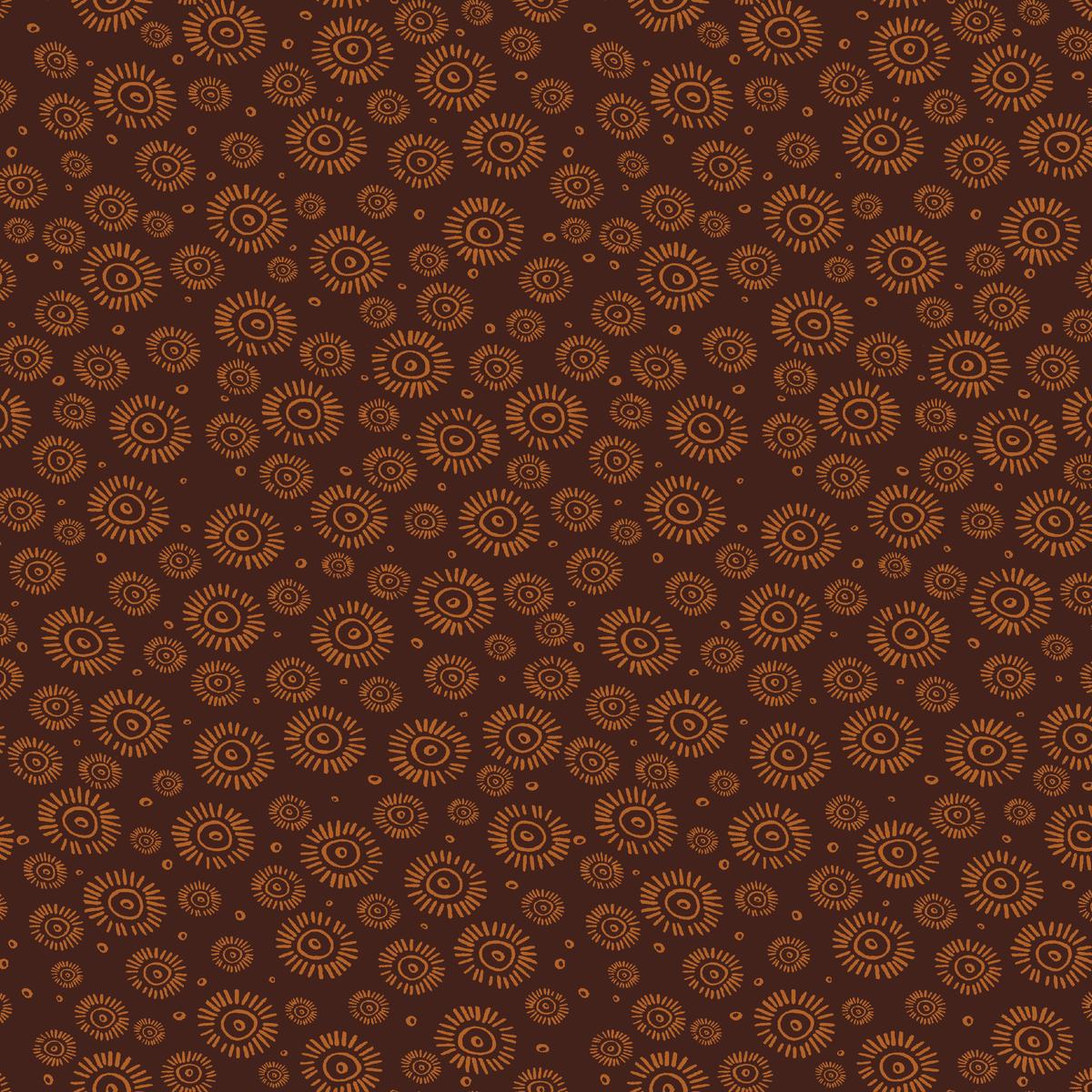 The Love Quilt Project Lesedi Glow – Dark Brown Fabric