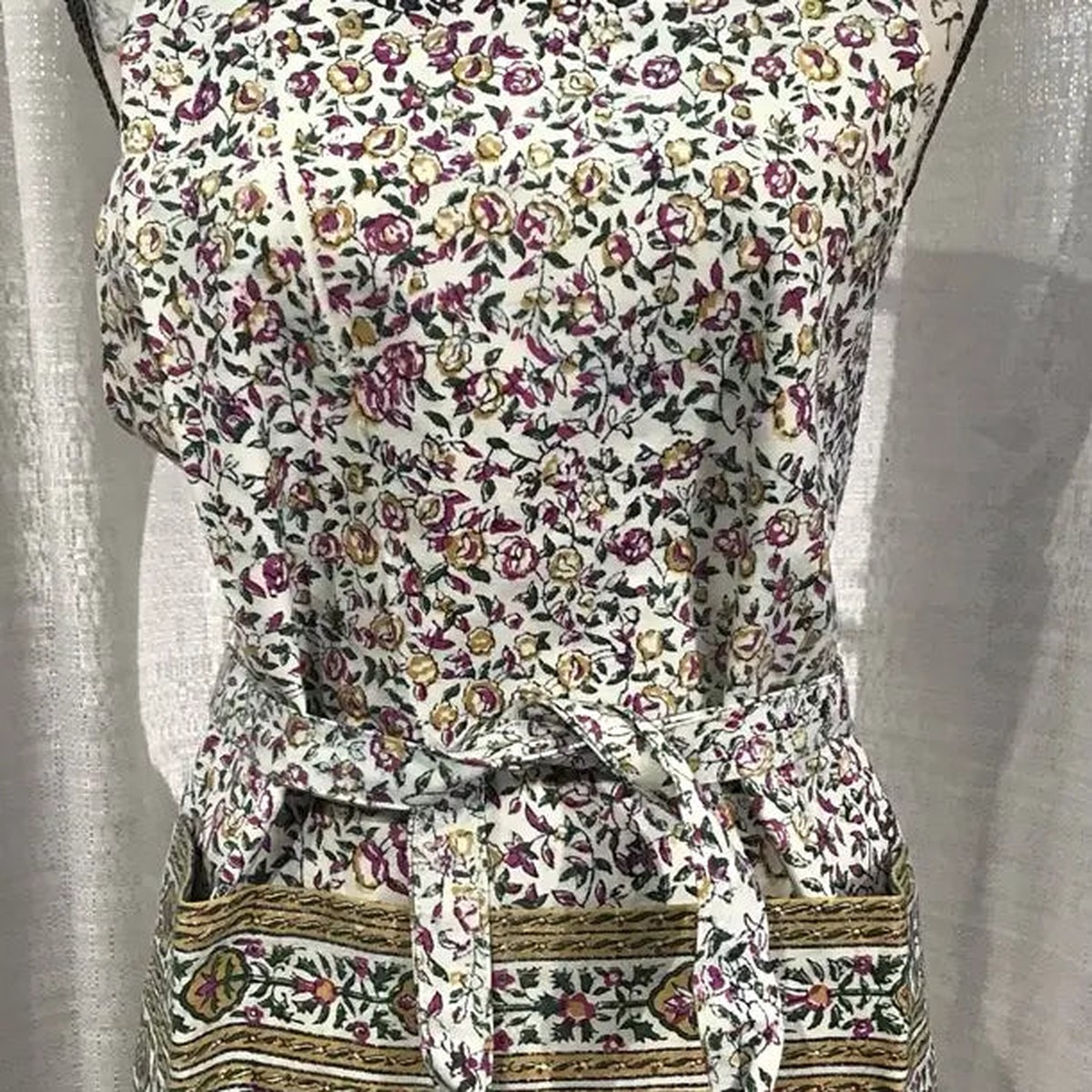 Apron Cornwall Plum Green