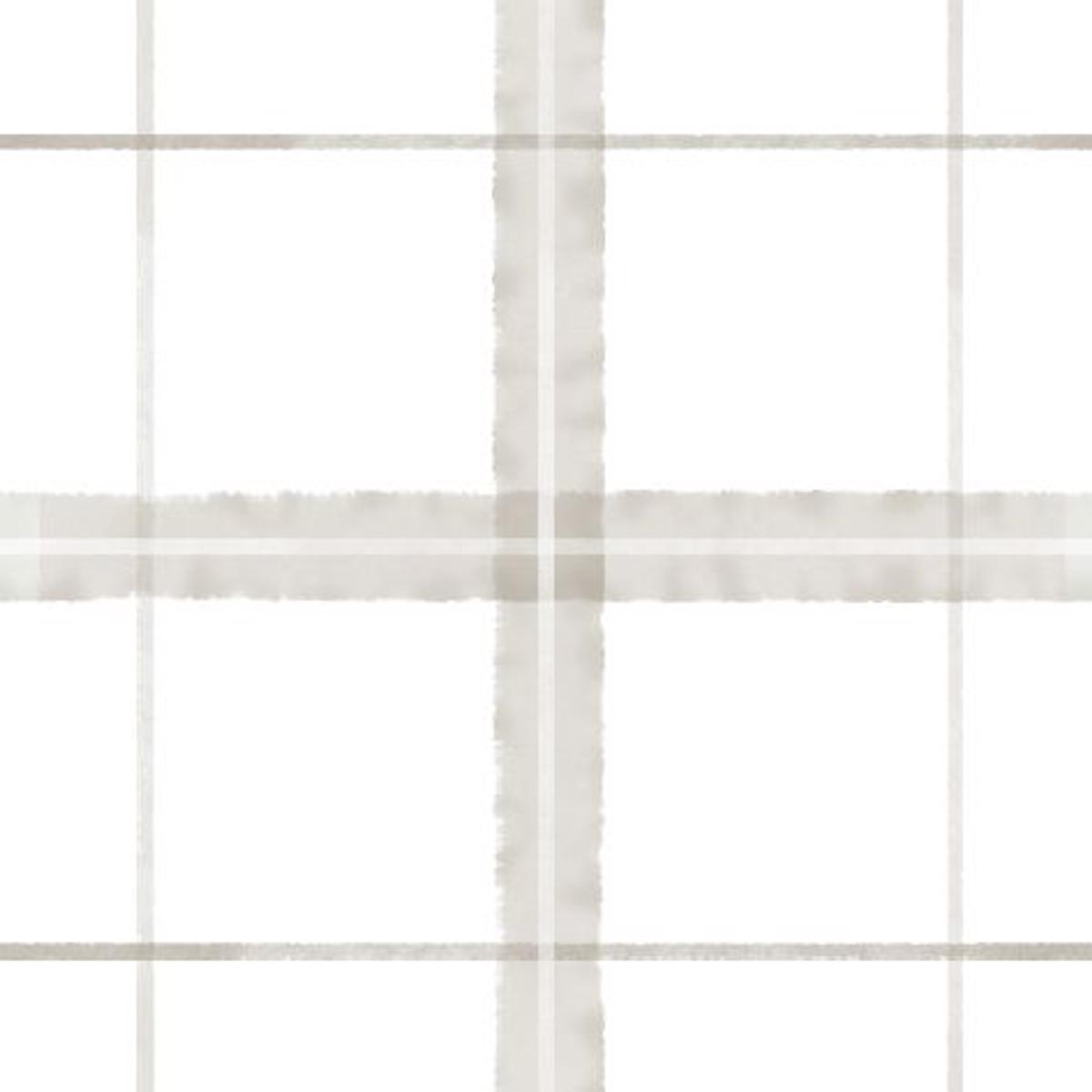 Fall Market Plaid in Beige by Nicole Tamarin Fabric