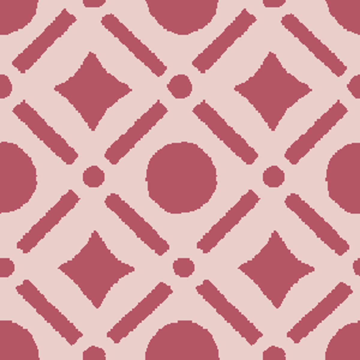 Geo Duskendale on Red Fabric