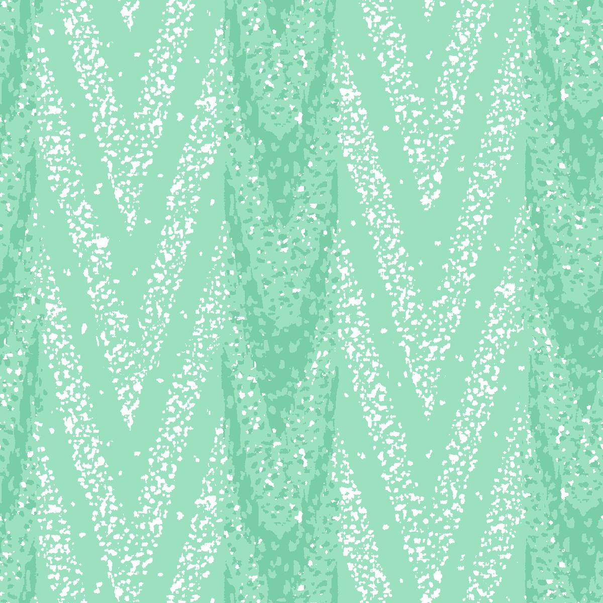Speckled Chevron on Seaglass Fabric