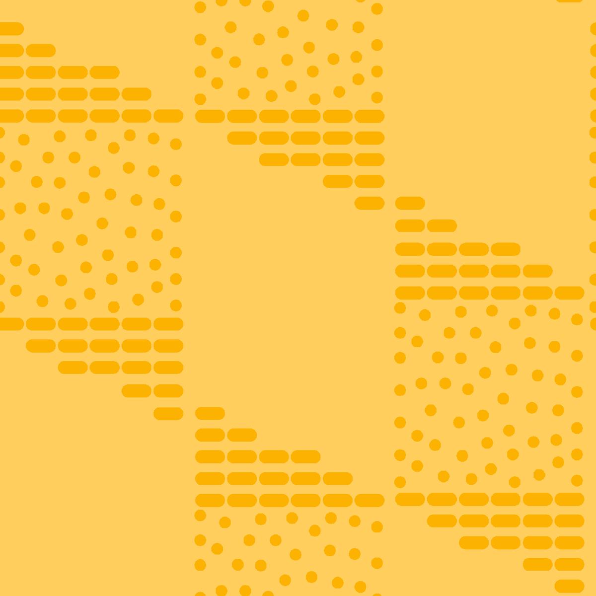 Fresh Diamond on Yellow Fabric
