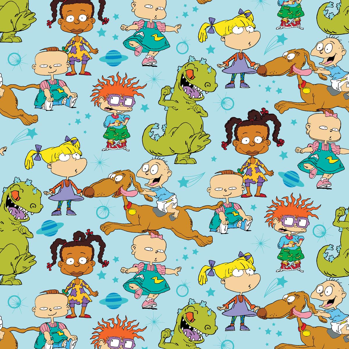 Nickelodeon Rugrats – Team Spirit! – Playful Character Fabric