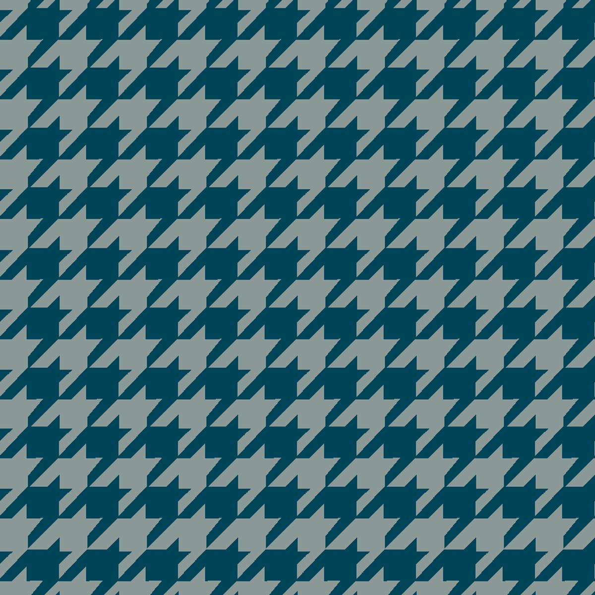 Soft Houndstooth on Drizzle Fabric