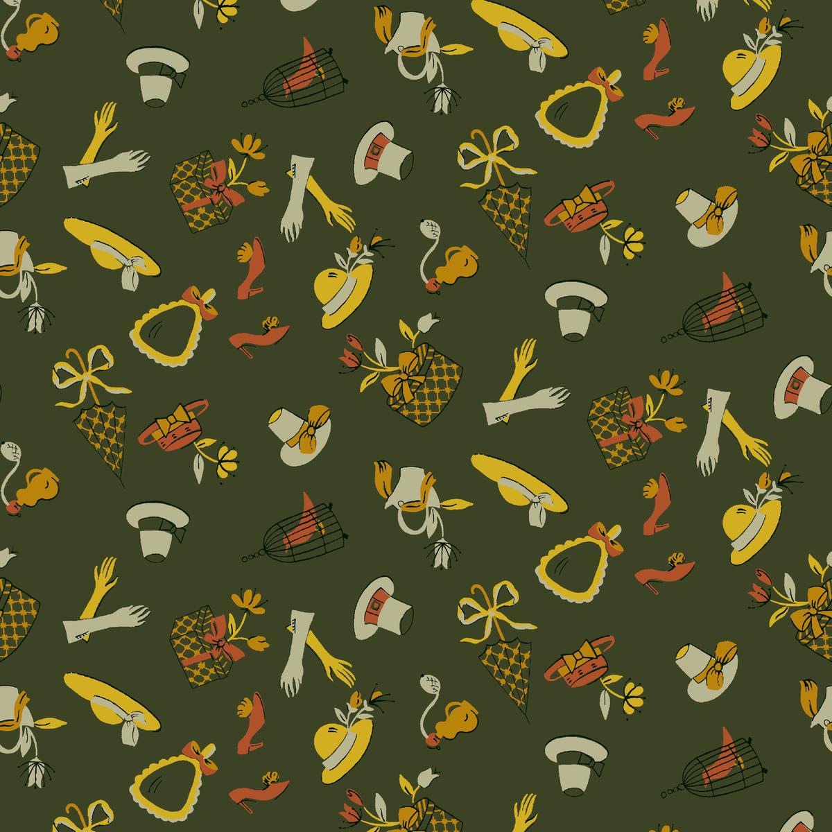 Adrina on Forest Edge Fabric
