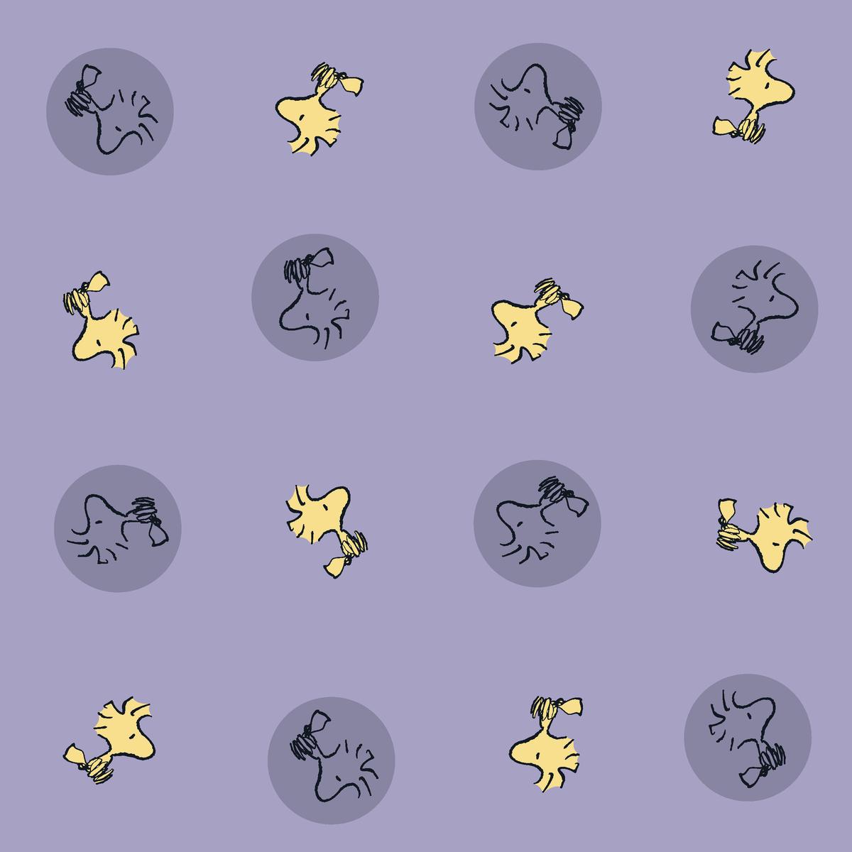 Peanuts Woodstock Retro Birdie Fabric