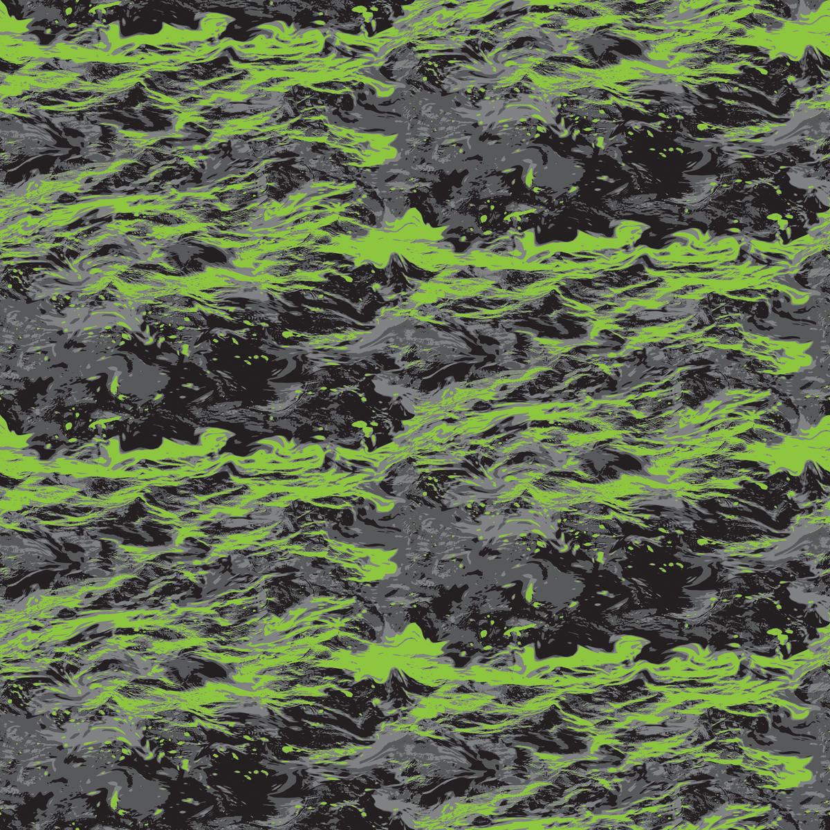 True Timber Caiman Flash Green Fabric