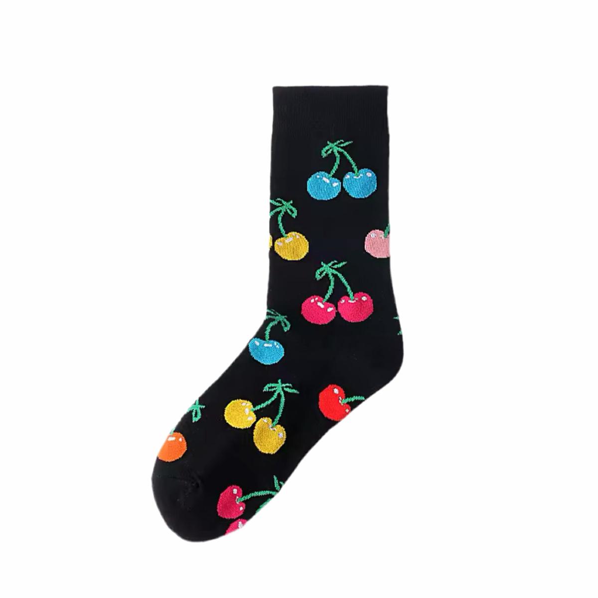 Chaussettes Cerises Multicolores
