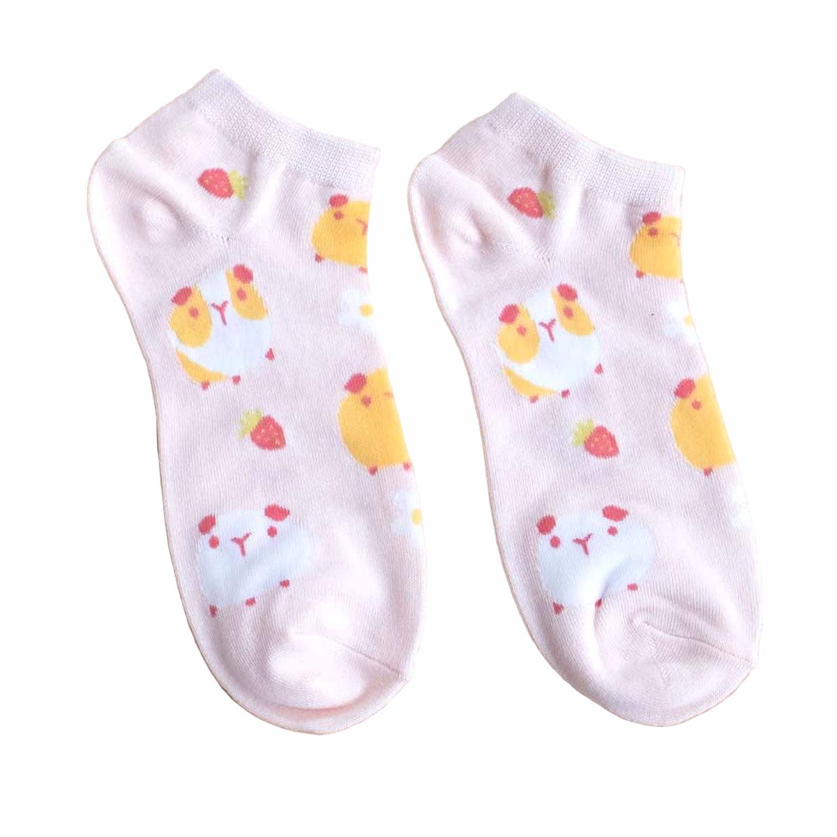 Chaussettes Cochons dInde aux fraises