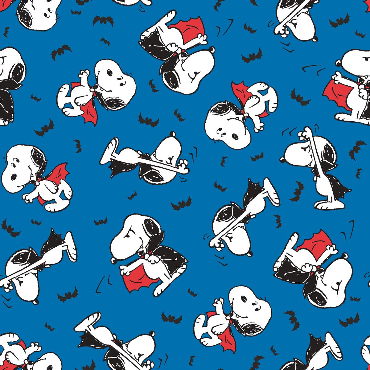 Peanuts Snoopy Halloween Bats Costume Fabric