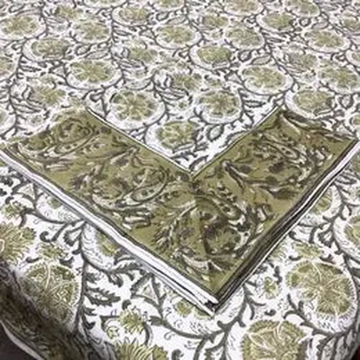 Tablecloth 60×90 Kalam Green