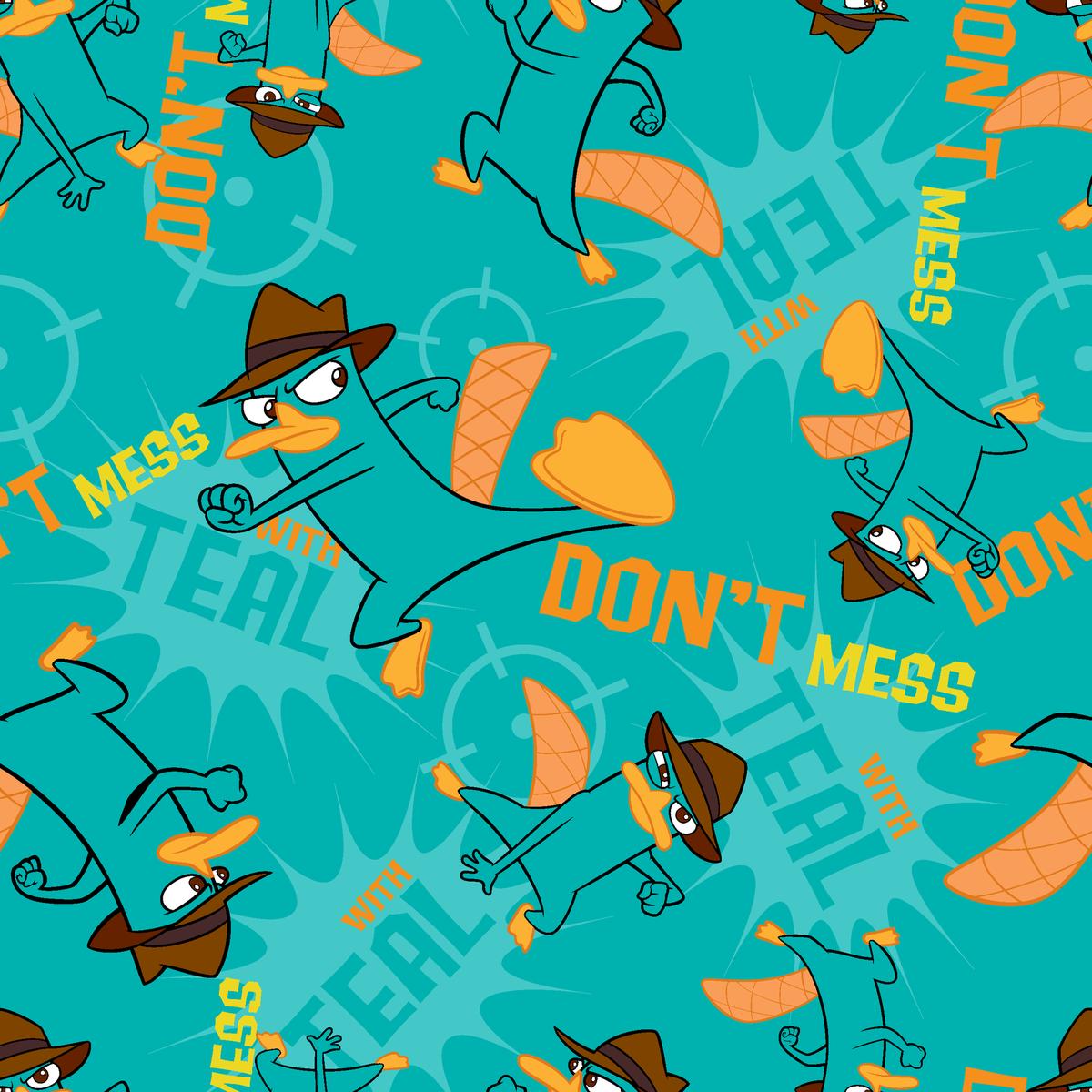 Disney’s Phineas & Ferb Don’t Mess With Perry Fabric