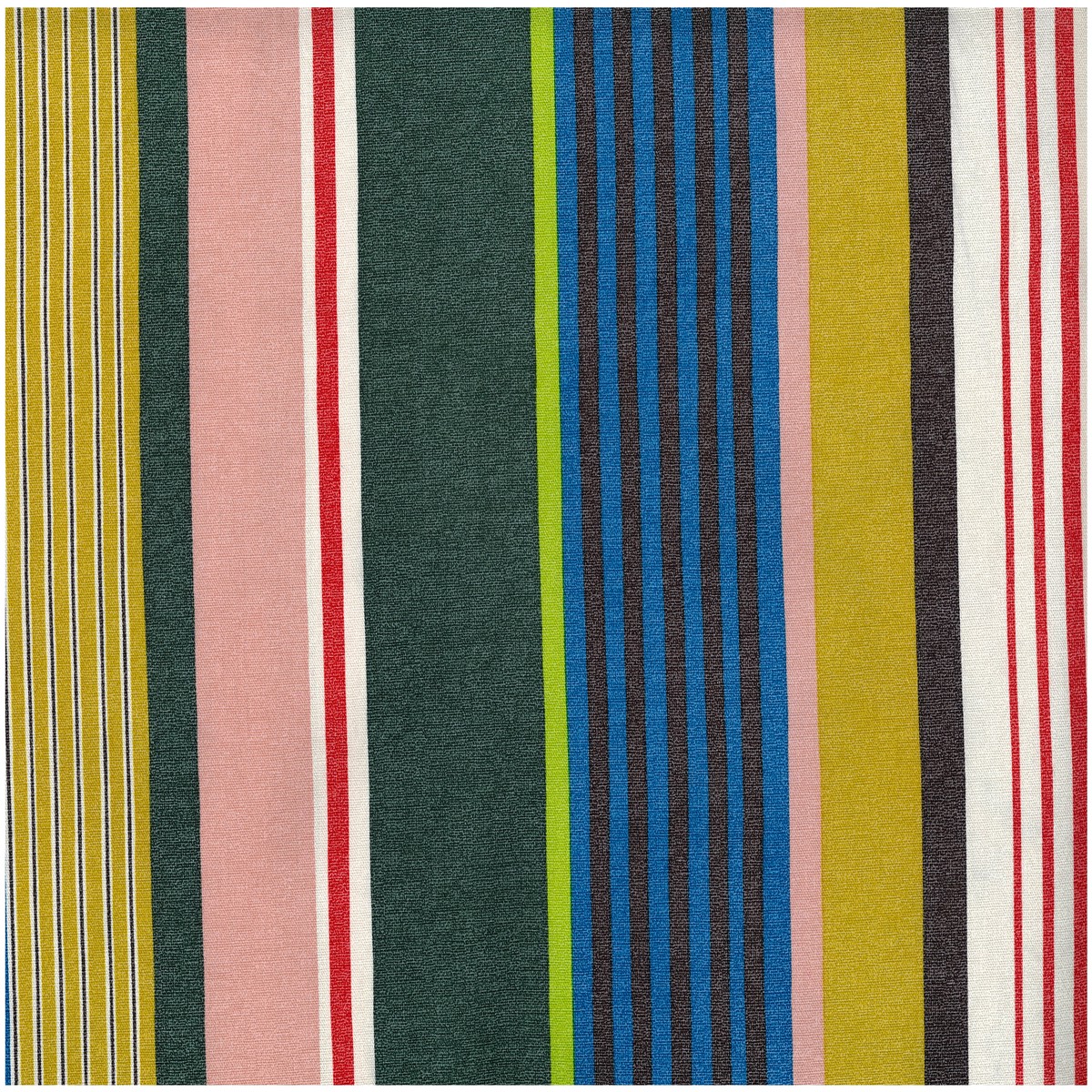 Dynamic Stripes Cotton Oxford – Yellow Multi