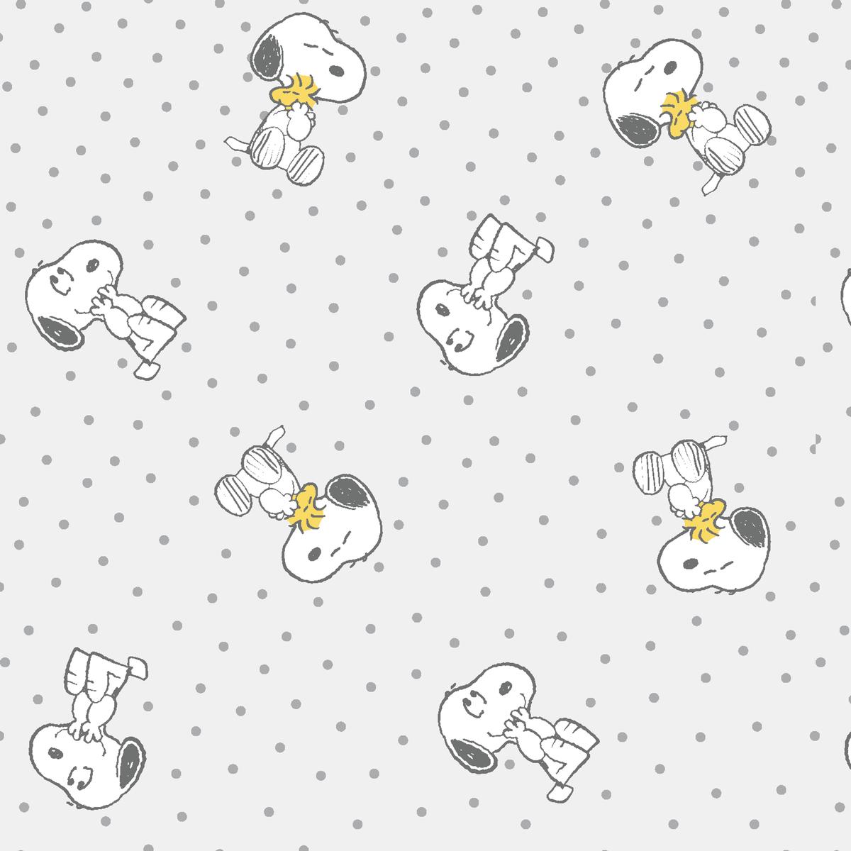 Peanuts Snoopy & Woodstock Polka Pals Fabric