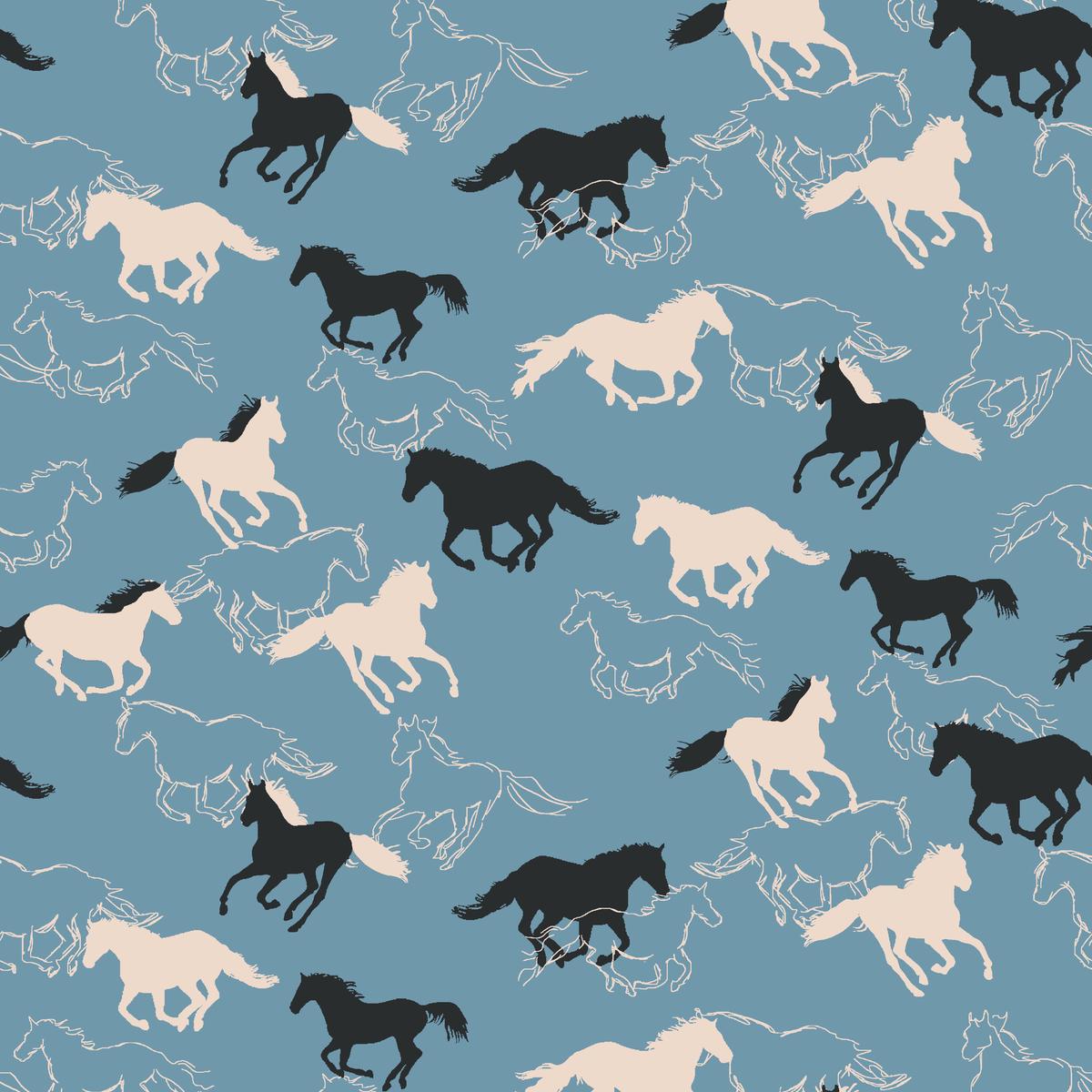 Pony – Blue Sky Fabric