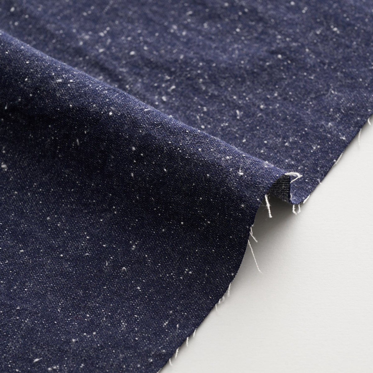 Yarn Dyed Cotton Silk Lightweight Denim – Navy