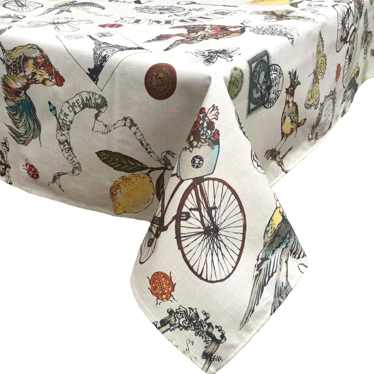 54 x 84 Vintage Rectangular Tablecloth