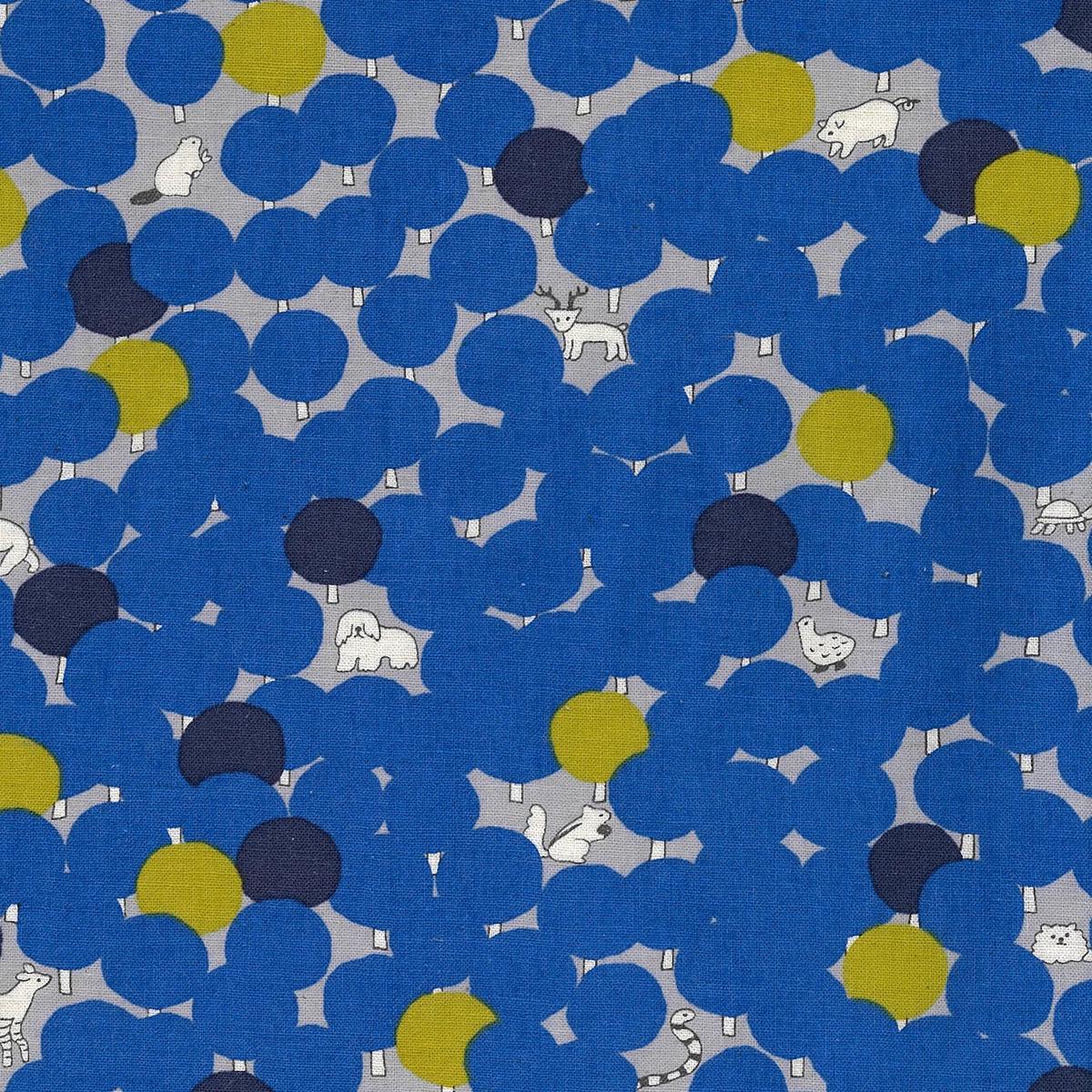 Marble SUD Tree Dot Cotton Linen Sheeting – Blue EGX-8502-2