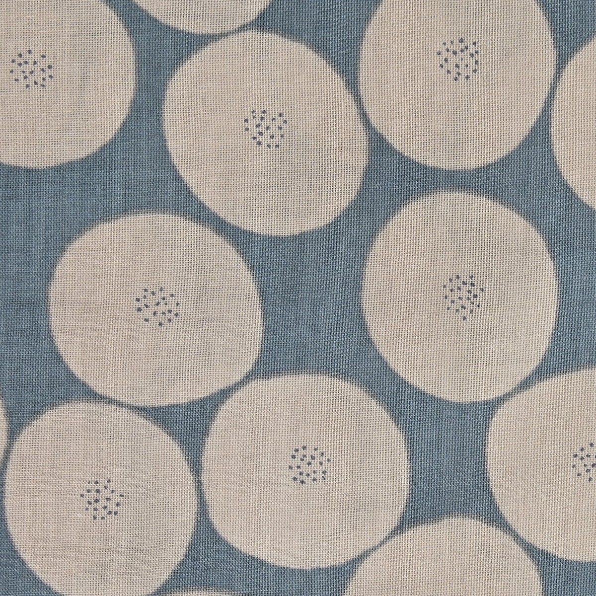 MUDDY WORKS Mini Anpan Cotton Double Gauze – Grey x Beige