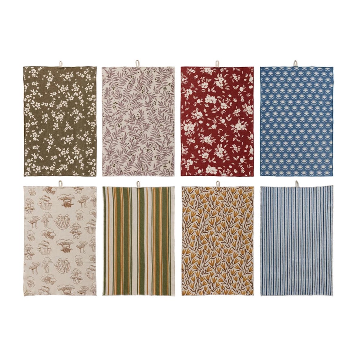 Cotton Printed Terry Cloth Tea Towel (8 Styles)