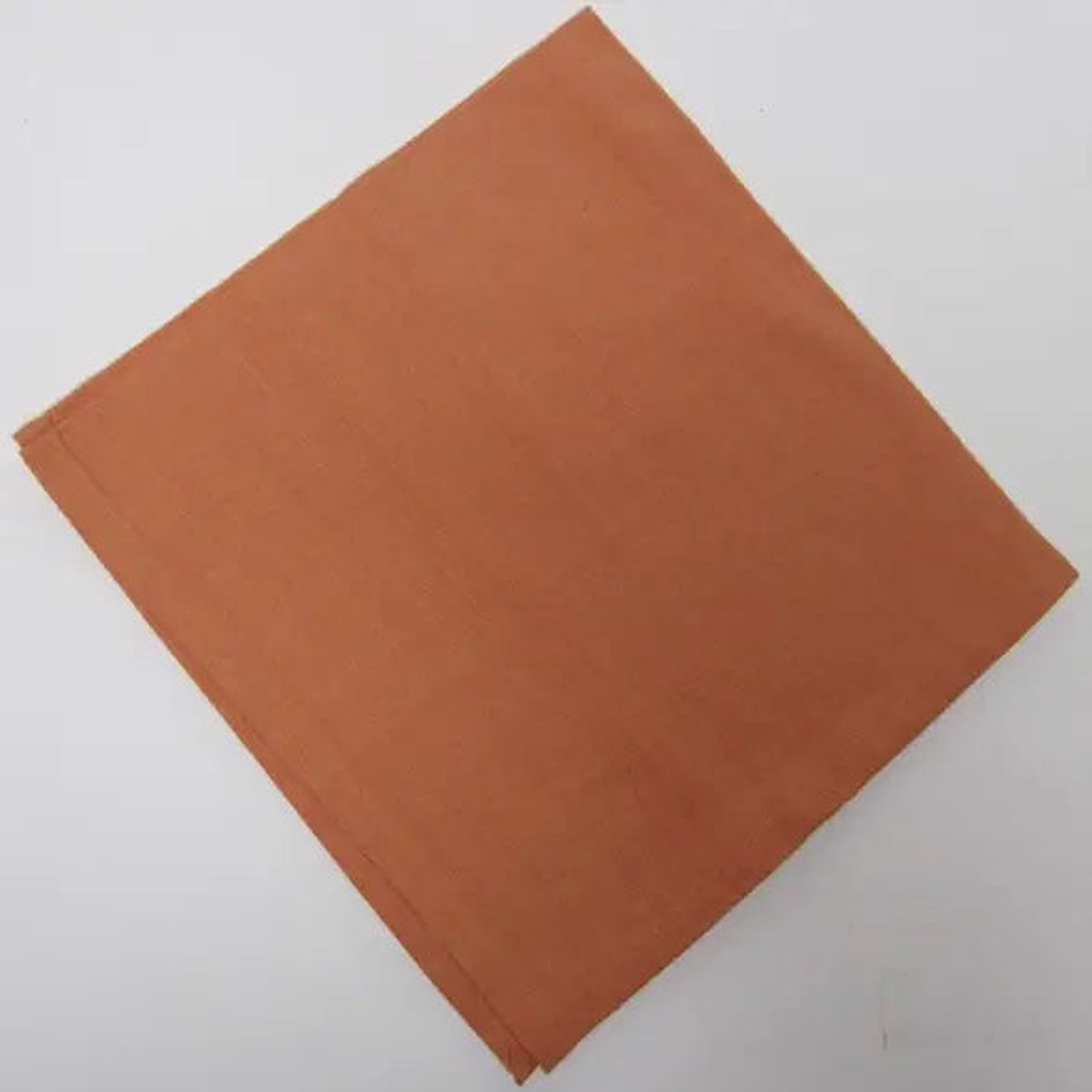 Rust Solid Woven Homespun Napkin