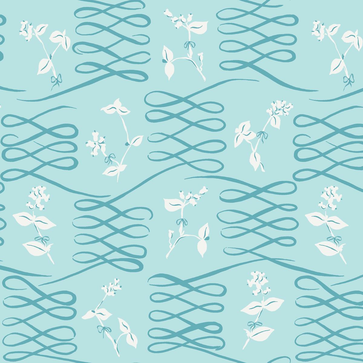Madame in Canal Fabric