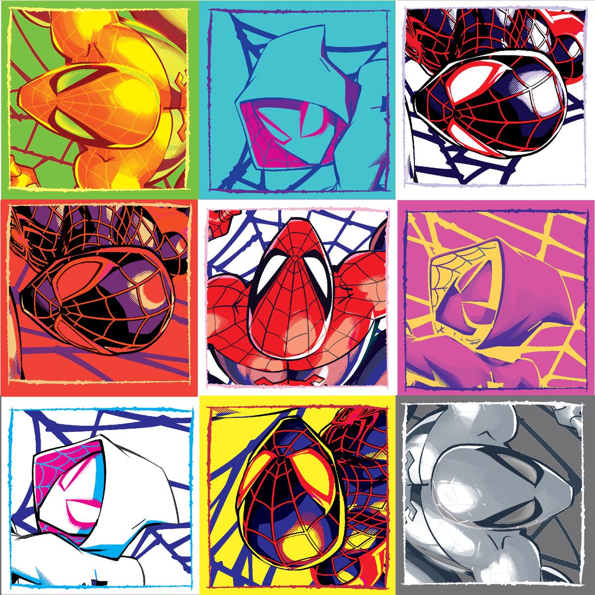 Marvel Spider-Man Square Panel Fabric