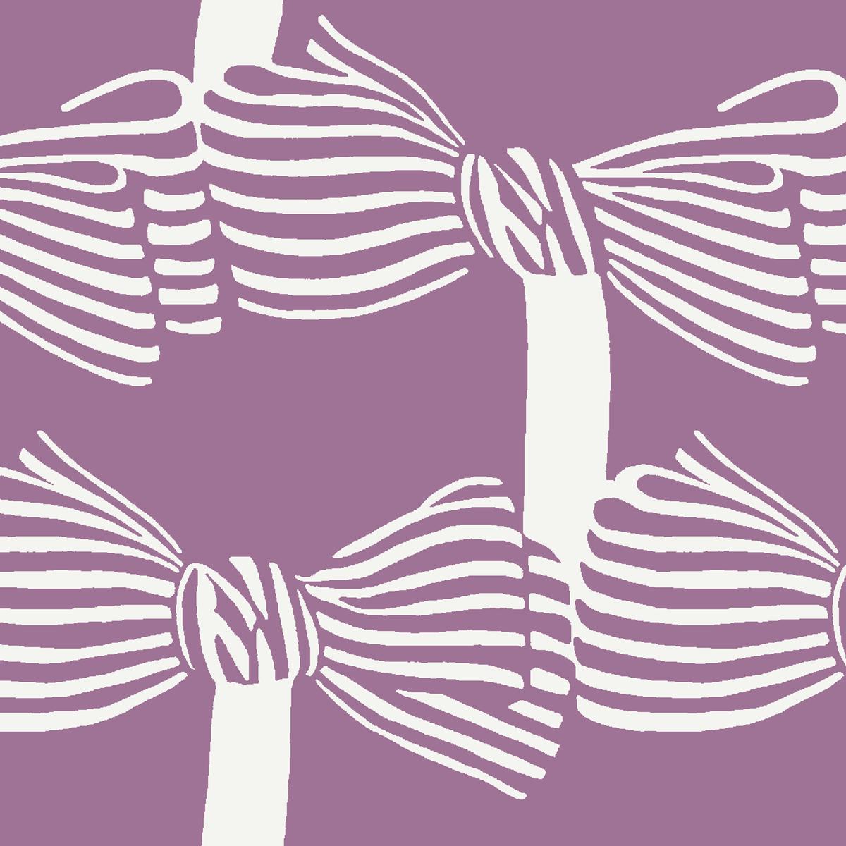 Peggy Bow on Lavender Fabric
