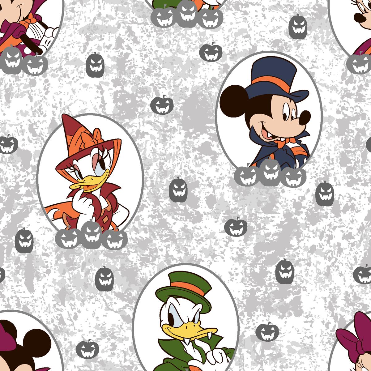 Disney Mickey Mouse & Friends Spooky Pumpkins Fabric