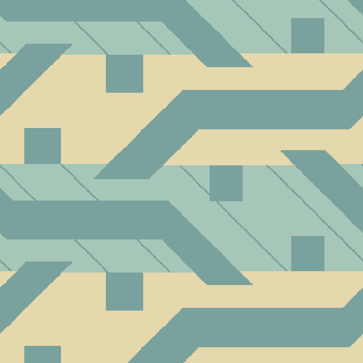 Geometric Weave on Diffused Fabric