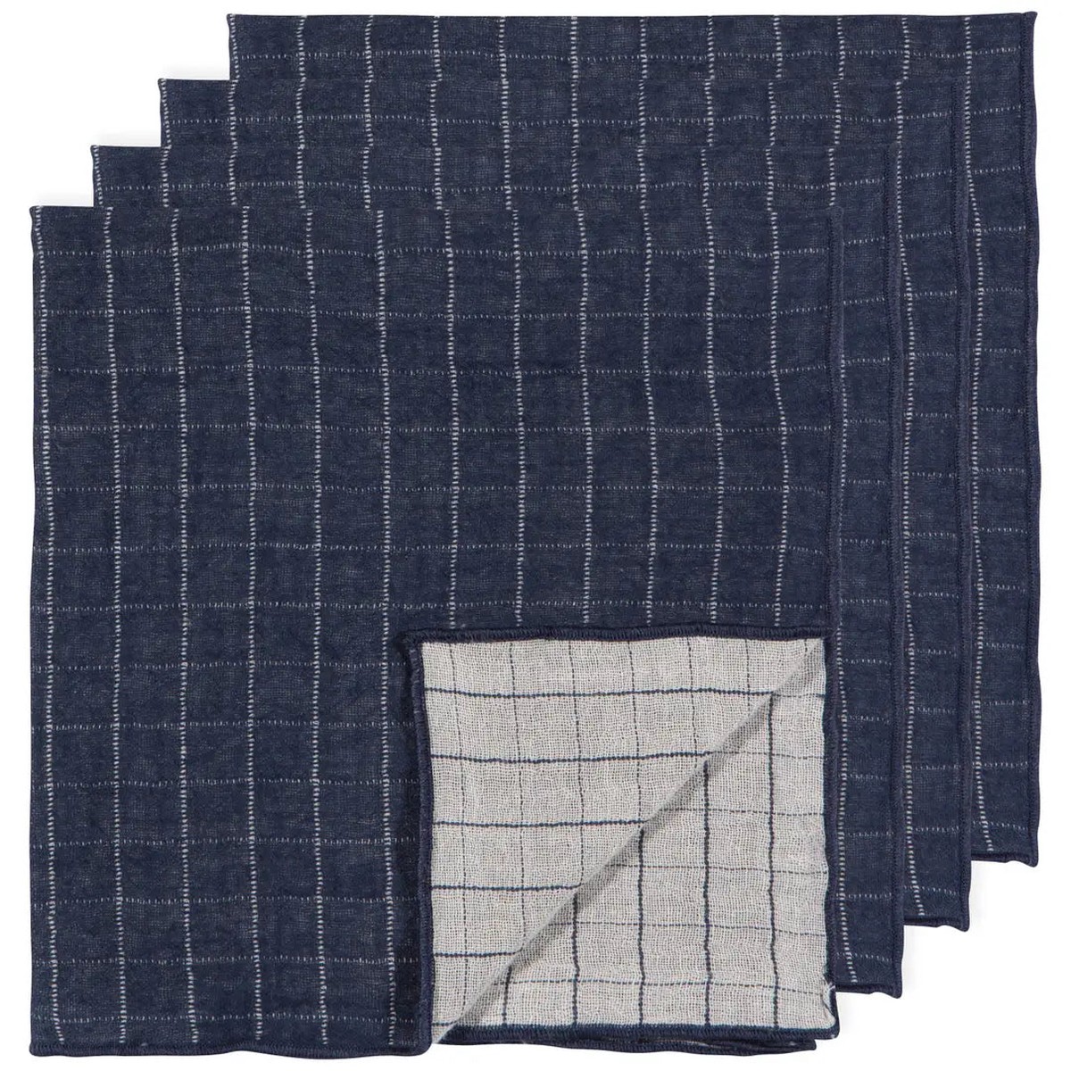 S/4 Double Weave Napkin Midnight