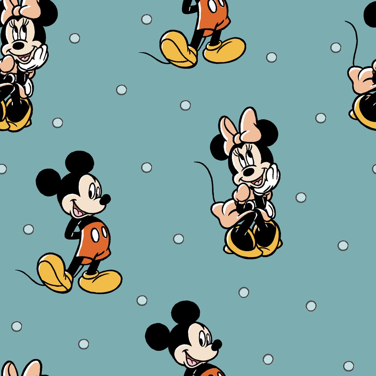 Disney Mickey Mouse Soft Dots Fabric